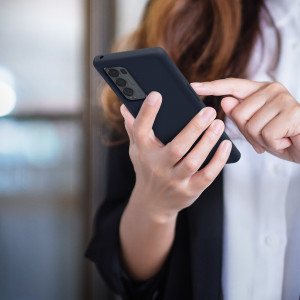 Husa Kwmobile pentru OPPO Find X3 Neo, Silicon, Albastru, 55200.186 - Img 8