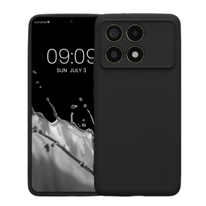 Husa Kwmobile pentru Poco F6 Pro, Negru, Silicon, KWM000020PN001C - Img 2