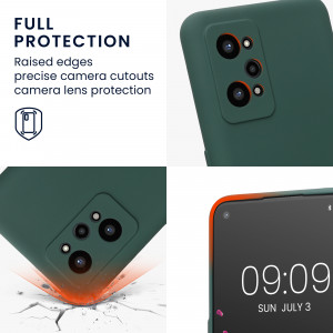 Husa Kwmobile pentru Realme GT Neo 2, Silicon, Verde, 57579.169 - Img 4