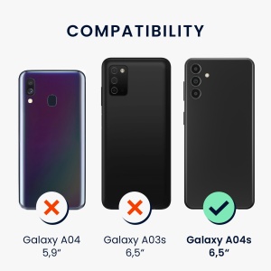 Husa Kwmobile pentru Samsung Galaxy A04s, Maro, Lemn/Silicon, 59887.03 - Img 6