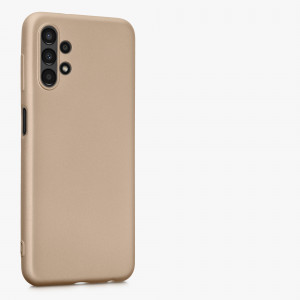 Husa Kwmobile pentru Samsung Galaxy A13, Silicon, Auriu, 57956.66 - Img 8