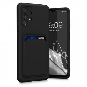 Husa Kwmobile pentru Samsung Galaxy A13, Silicon, Negru, 58144.01 - Img 2