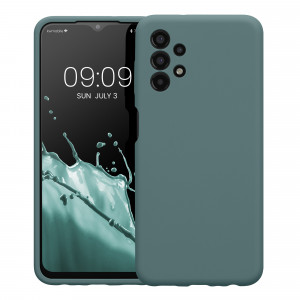 Husa Kwmobile pentru Samsung Galaxy A13, Silicon, Verde, 57832.171 - Img 2