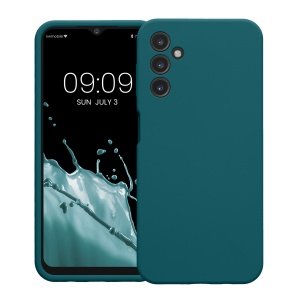 Husa Kwmobile pentru Samsung Galaxy A14 5G, Albastru, Silicon, 60808.57 - Img 2
