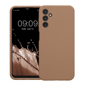 Husa Kwmobile pentru Samsung Galaxy A14 5G, Crem, Silicon, KWM000018GD027C - Img 2