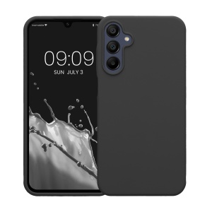 Husa Kwmobile pentru Samsung Galaxy A15 5G, Gri inchis, Silicon, KWM000021MF027C - Img 2