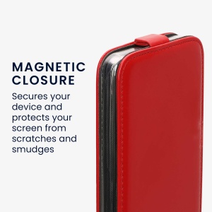 Husa Kwmobile pentru Samsung Galaxy A15 5G, Rosu, Piele ecologica/Silicon, KWM000021OM003C - Img 4