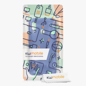 Husa Kwmobile pentru Samsung Galaxy A20e, Albastru, Silicon, KWM0000102J030C - Img 7