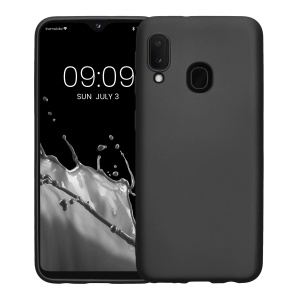 Husa Kwmobile pentru Samsung Galaxy A20e, Gri, Silicon, KWM0000102K012C - Img 2