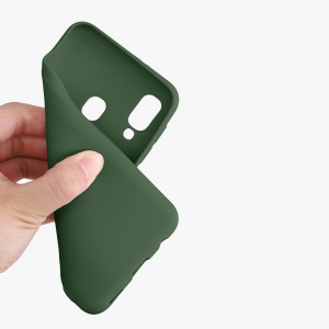 Husa Kwmobile pentru Samsung Galaxy A20e, Silicon, Verde, 48738.118 - Img 7