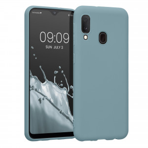 Husa Kwmobile pentru Samsung Galaxy A20e, Silicon, Verde, 48738.207 - Img 1