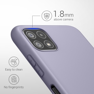 Husa Kwmobile pentru Samsung Galaxy A22 5G, Mov deschis, Silicon, KWM0000138D036C - Img 4