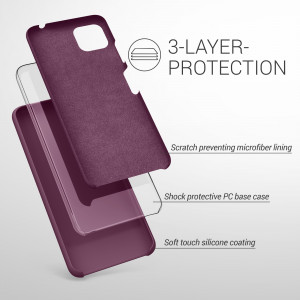 Husa Kwmobile pentru Samsung Galaxy A22 5G, Silicon, Violet, 55489.187 - Img 3