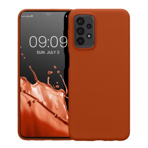 Husa Kwmobile pentru Samsung Galaxy A23/Galaxy A23 5G, Maro, Silicon, 57804.249 - Img 2
