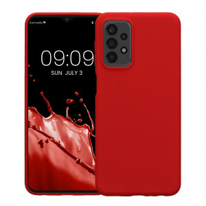 Husa Kwmobile pentru Samsung Galaxy A23/Galaxy A23 5G, Rosu, Silicon, 57804.208 - Img 2