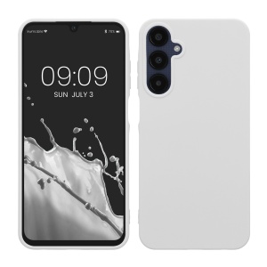 Husa Kwmobile pentru Samsung Galaxy A25, Alb, Silicon, KWM000021MX002C - Img 1