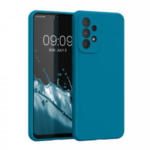 Husa Kwmobile pentru Samsung Galaxy A33 5G, Albastru, Silicon, 57833.224 - Img 1