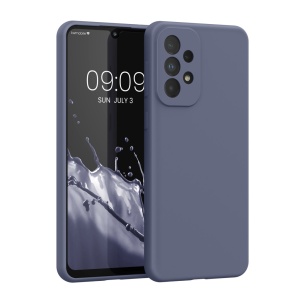 Husa Kwmobile pentru Samsung Galaxy A33 5G, Gri, Silicon, KWM000015GQ060C - Img 1