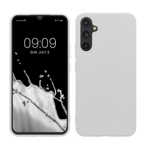 Husa Kwmobile pentru Samsung Galaxy A34 5G, Alb, Silicon, 60809.48 - Img 1