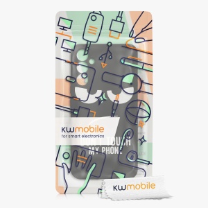 Husa Kwmobile pentru Samsung Galaxy A34 5G, Negru/Alb, Silicon, 61245.01 - Img 7