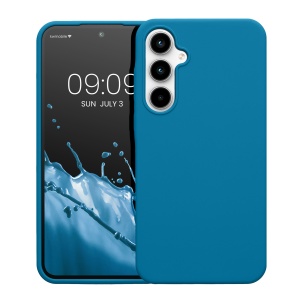 Husa Kwmobile pentru Samsung Galaxy A35, Albastru, Silicon, KWM000021PA018C - Img 2