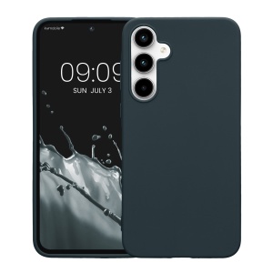 Husa Kwmobile pentru Samsung Galaxy A35, Verde inchis, Silicon, KWM000021PB012C - Img 2