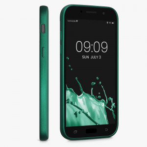 Husa kwmobile pentru Samsung Galaxy A5 (2017), Silicon, Verde, 57526.170 - Img 1