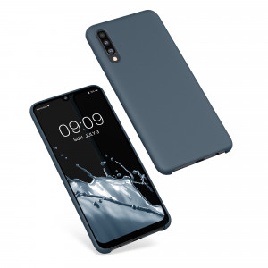 Husa Kwmobile pentru Samsung Galaxy A50, Silicon, Albastru, 48715.202 - Img 2