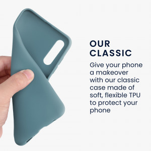 Husa Kwmobile pentru Samsung Galaxy A50, Silicon, Verde, 48054.207 - Img 4