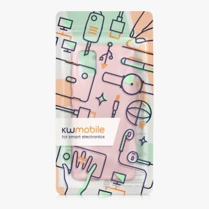 Husa Kwmobile pentru Samsung Galaxy A51, Roz deschis, Silicon, KWM000010YZ058C - Img 7