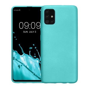 Husa Kwmobile pentru Samsung Galaxy A51, Verde deschis, Silicon, KWM000010ZE016C - Img 2