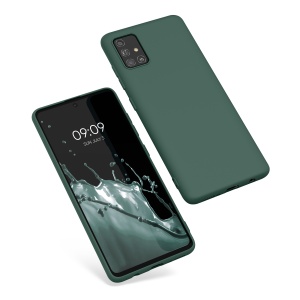 Husa Kwmobile pentru Samsung Galaxy A51, Verde, Silicon, KWM000010YZ048C - Img 2