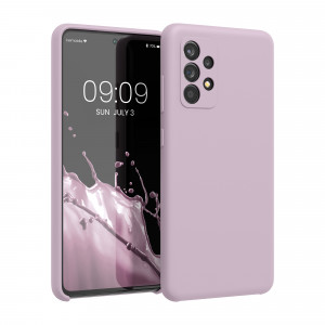 Husa Kwmobile pentru Samsung Galaxy A52/Galaxy A52 5G/Galaxy A52s 5G, Silicon, Mov, 54347.236 - Img 1