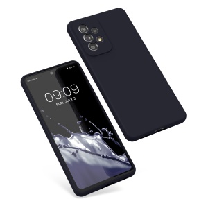 Husa Kwmobile pentru Samsung Galaxy A53 5G, Albastru inchis, Silicon, KWM000015GS069C - Img 2