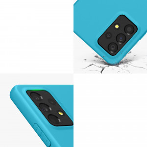 Husa Kwmobile pentru Samsung Galaxy A53 5G, Silicon, Albastru, 57808.205 - Img 8