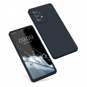 Husa Kwmobile pentru Samsung Galaxy A53 5G, Silicon, Albastru, 57835.186 - Img 2