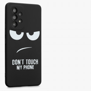Husa Kwmobile pentru Samsung Galaxy A53 5G, Silicon, Negru/Alb, 58241.02 - Img 8