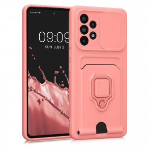 Husa Kwmobile pentru Samsung Galaxy A53 5G, Silicon, Roz, 58577.193 - Img 1