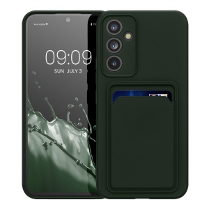 Husa Kwmobile pentru Samsung Galaxy A54 5G, Verde inchis, Silicon, KWM0000191C005C - Img 2