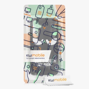 Husa Kwmobile pentru Samsung Galaxy A55, Negru/Alb, Silicon, KWM000021QD001C - Img 7