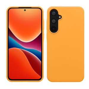 Husa Kwmobile pentru Samsung Galaxy A55, Portocaliu, Silicon, KWM000021ME007C - Img 1