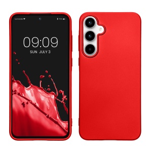 Husa Kwmobile pentru Samsung Galaxy A55, Rosu, Silicon, KWM000021MI003C - Img 1