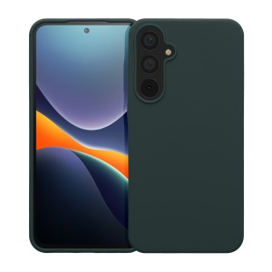 Husa Kwmobile pentru Samsung Galaxy A55, Verde inchis, Silicon, KWM000021ME012C - Img 2
