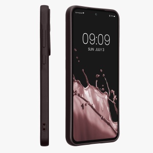 Husa Kwmobile pentru Samsung Galaxy A55, Visiniu, Silicon, KWM000021MI006C - Img 4