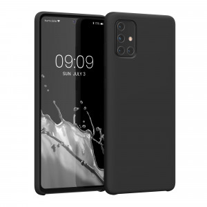 Husa Kwmobile pentru Samsung Galaxy A71, Silicon, Negru, 51209.01 - Img 1