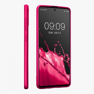 Husa kwmobile pentru Samsung Galaxy A71, Silicon, Roz, 51213.65 - Img 2