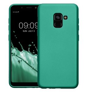 Husa Kwmobile pentru Samsung Galaxy A8 (2018), Verde, Silicon, KWM0000093L011C - Img 2