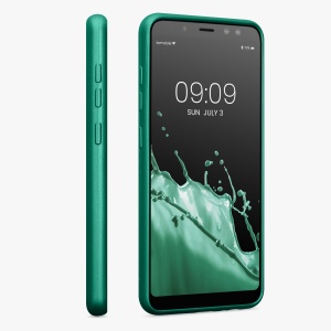 Husa Kwmobile pentru Samsung Galaxy A8 (2018), Verde, Silicon, KWM0000093L011C - Img 4