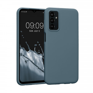 Husa Kwmobile pentru Samsung Galaxy M23 5G, Silicon, Albastru, 57824.202 - Img 1