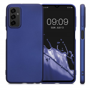 Husa Kwmobile pentru Samsung Galaxy M23 5G, Silicon, Albastru, 57952.64 - Img 2
